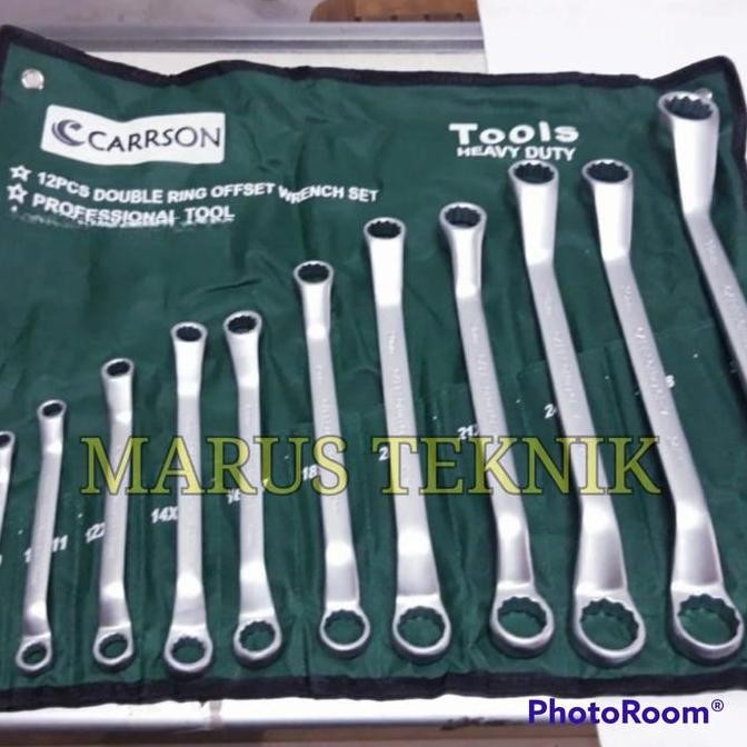 Kunci Ring set 12 pc 6-32mm Carrson