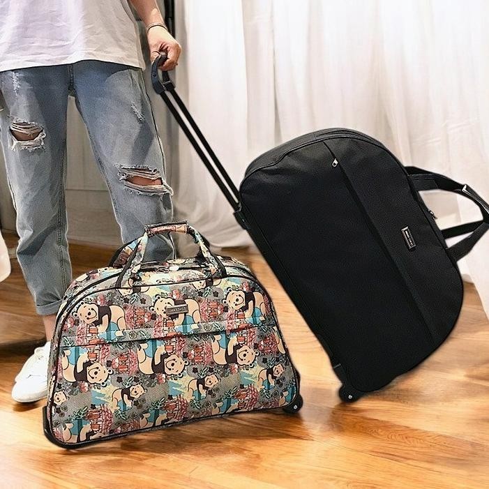 Tas Traveling Wanita Model Roda Koper 20 inch Import