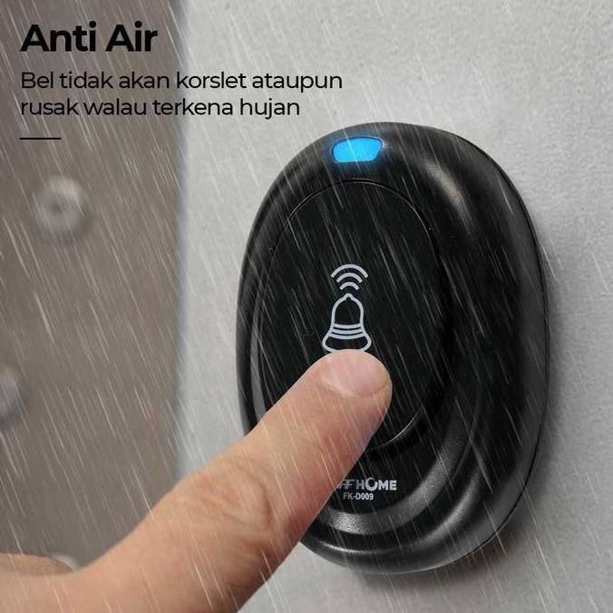 Bel Rumah Tanpa Kabel Assalamualaikum Bel Pintu Assalamualaikum Bel Pintu Wireless Door Bell Waterpr