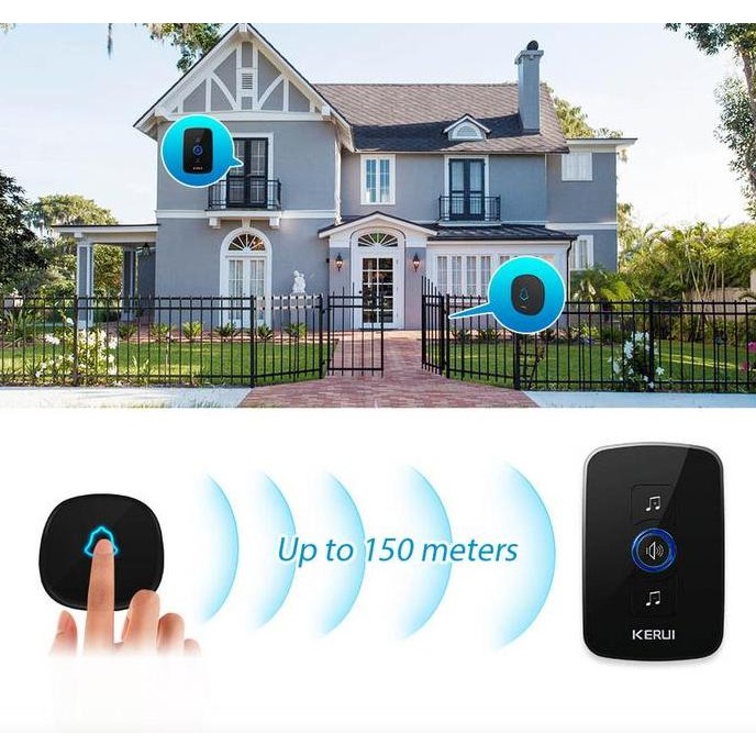 Kerui M525 Bel Rumah Bel Pintu Wireless Sensor