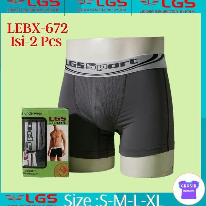 Celana Boxer Pria Lgs Sport 672 Isi-2