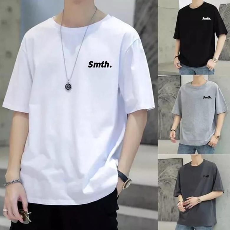It34 MMA-1318 rf-45 Baju Kaos Smith Cotton Combed Kekinian / Tshirt Keren / Kaos Distro Oversize M L