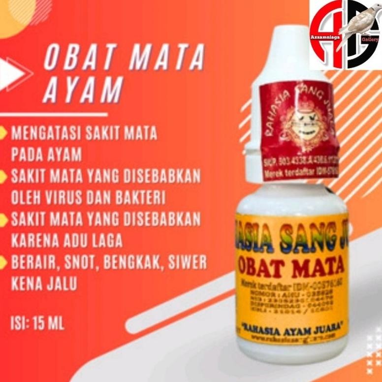 OBAT MATA AYAM BERAIR BENGKAK SNOT KENA JALU CRYSTAL OBAT MATA AYAM RSJ AST