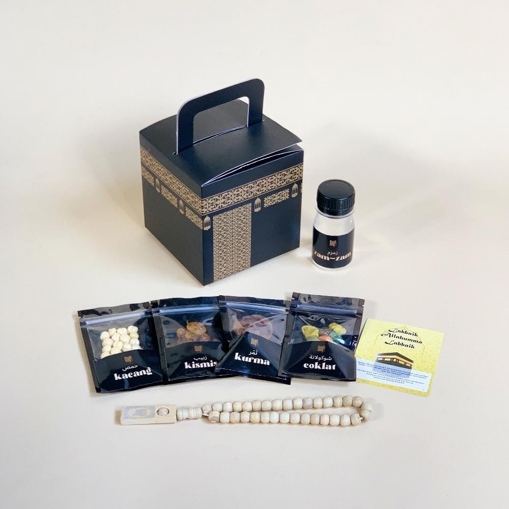 

fg-87 Oz67 Souvenir Snack Umroh Kemasan BOX KABAH Oleh Oleh Haji Umroh by Waqfi Store. Wangi Timur Tengah, Bentuk Kemasan Unik Sale Termurah