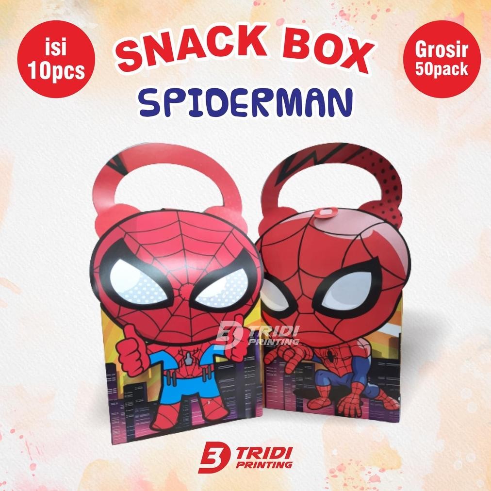 

PJ24 COD (Isi 10Pcs) Snack Box Karakter/ Tas Ultah Aqiqah Tedhak Siten Hemat Hemat