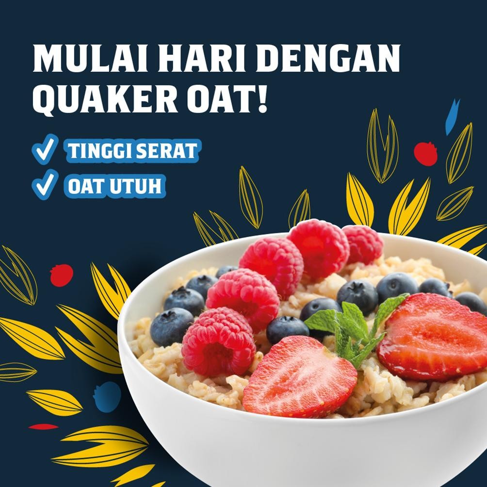 

hjg-7 Bisa COD Quaker Instant Oatmeal 1200 Gr Tinggi Serat Premium Viral