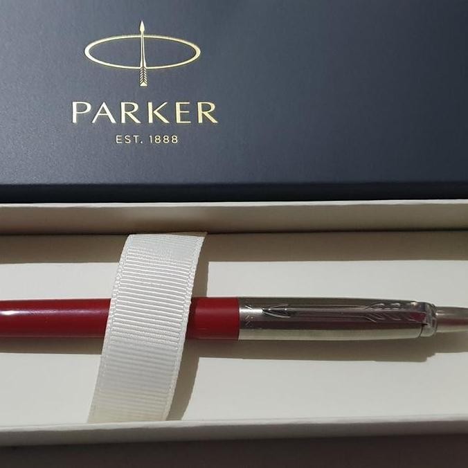 

Pulpen Parker Jotter Spc Ballpoint Merah Crome Trim (Klip Silver) Kualitas Terbaik Harga Termurah