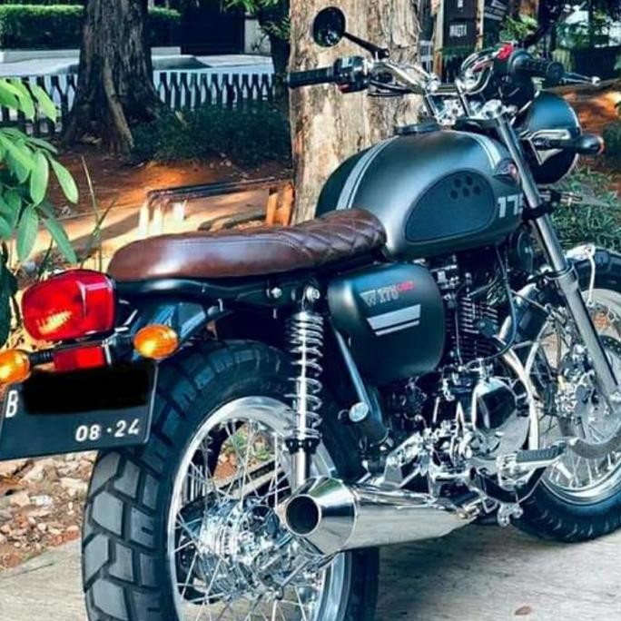 '' Jok Kawasaki W175 Scrambler Tipis Slim Seat ''