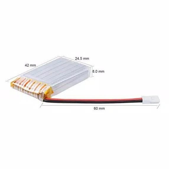 TUTU Baterai Drone Li-Po Battery 220mAh Quadcopter for Apex GD-65 Mini Drone
