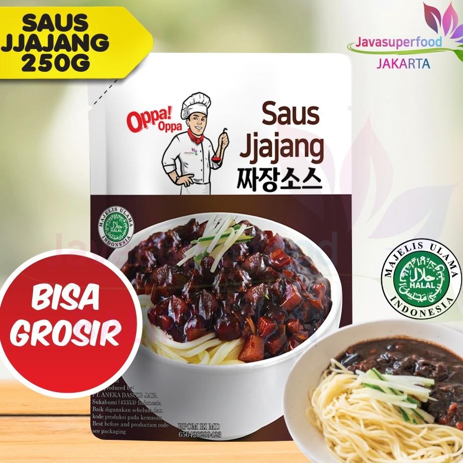 

Saus Jjajang Halal Pasta Kedelai Hitam 250G Saus Jjajangmyeon Oppaoppa