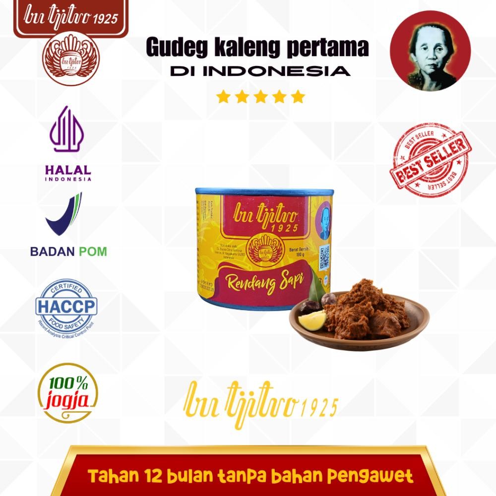 

TERLARIS Bu Tjitro 1925 Rendang Sapi Siap kirim