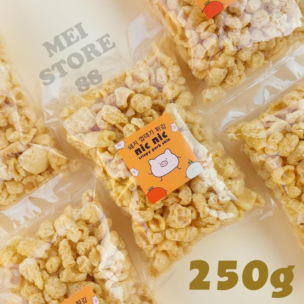 

Kerupuk Kulit Babi Nic Nic 250 Gram Snack Cemilan Kerubi