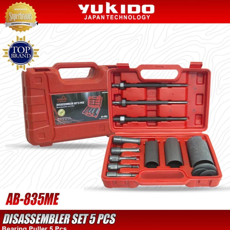 TREKER BEARING / TREKER BEARING PULLER/ TREKER BEARING DALAM / ALAT PELEPAS BEARING TANAM SET 5PCS T