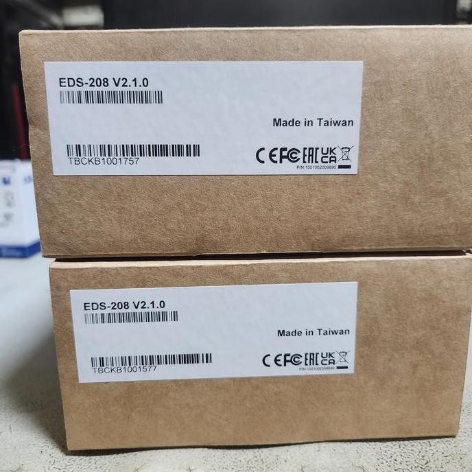 Moxa Eds-208 V2.1.0 Unmanaged Ethernet Switch Moxa Eds-208 V2.1.0 New Stok