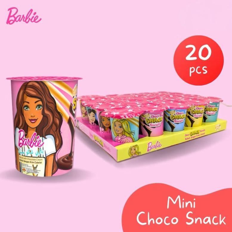 

GROSIR - Barbie Chocolate Mini 20 X 8 Gr Rasa Cokelat Biskuit Stick by Jadoel_Snack