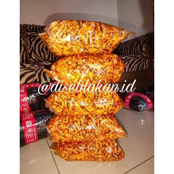 

(Tidak Bisa Request Standing Pouch!!) Paket Reseller 5Kg Basreng Pedas Daun Jeruk