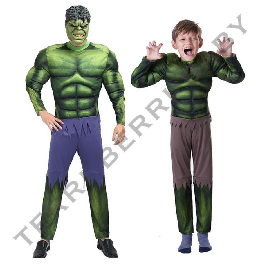 Ct_C1077 Avenger Kostum Cosplay Baju Hulk Superhero Anak Hulk Costume / Costum / Custom / Costumes K