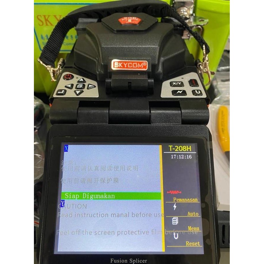 Skycom Fusion Splicer T208 Skycom T208 Splicer T208 New Stok