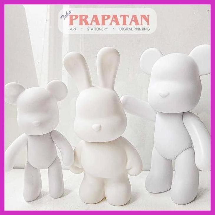 

( SEKOLAH / LUKIS ) COD MANEKIN BEARBRICK & RABBIT PLASTIK 18-33CM | PLASTIC MANNEQUIN (SENI / MENGGAMBAR / ART / KERAJINAN ) PRIVASI AMAN