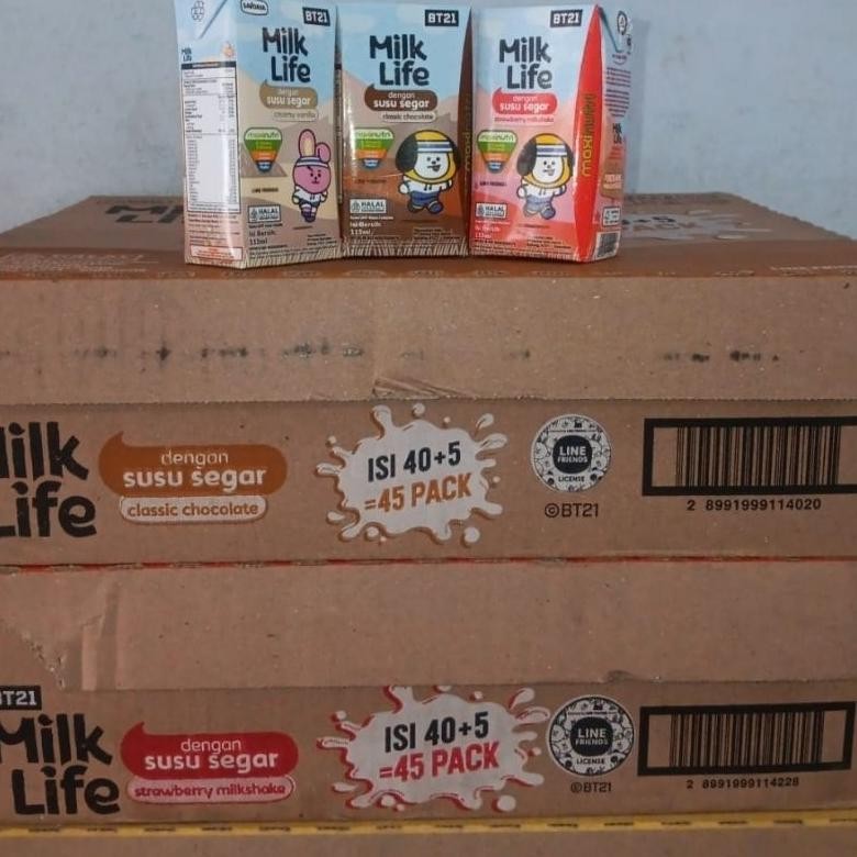 

SUSU UHT MILK LIFE 115ml DUS KARTON KARDUS ISI 40 ISI 45 EXPEDISI SAMEDAY INSTANT