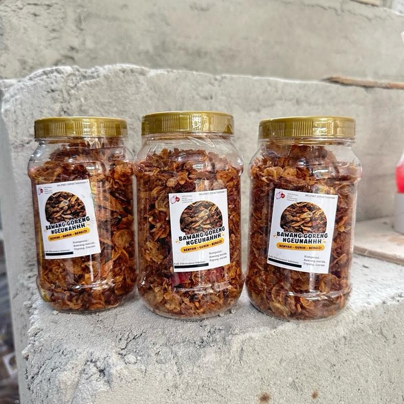 

Musdalifah Bawang Goreng - 3 Toples Bawang Goreng Brebes Premium