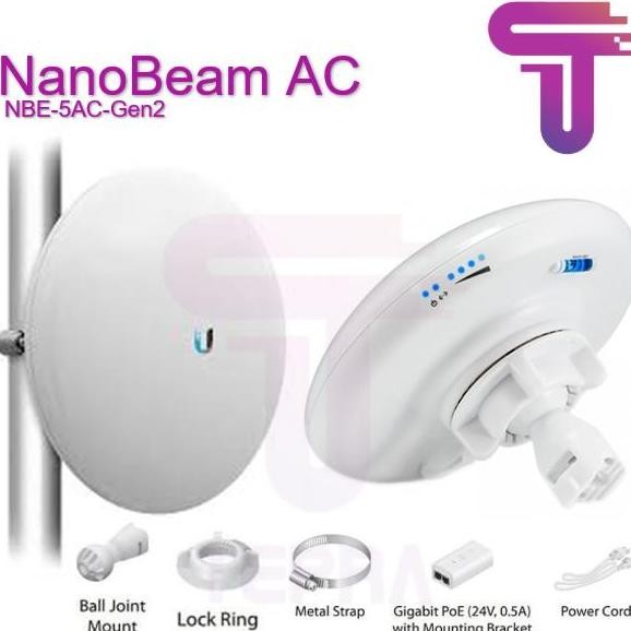 Ubiquiti Nbe-5Ac-Gen2 Nanobeam 5Ac Gen2 New Stok