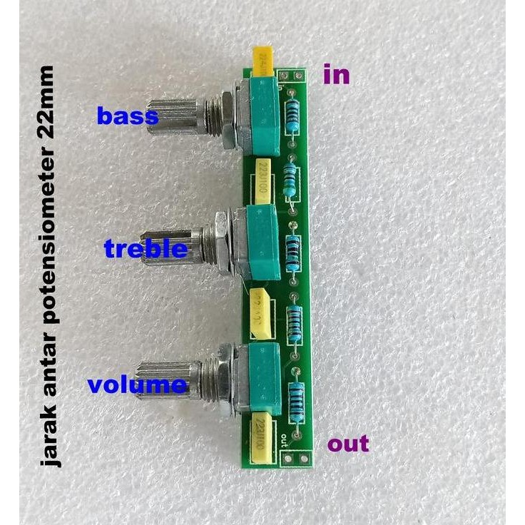 JH8 Mono Pasif Tone control