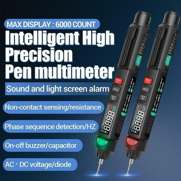 Multitester Multimeter Pen Digital Multimeter Pena Pensil Digital