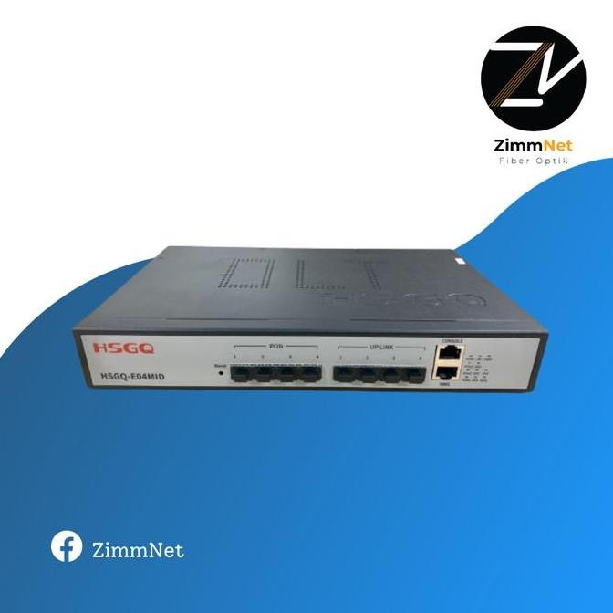 Olt Hsgq Epon 4Pon E04Mid L2 1G/ Inc Sfp Eponpx 7Db/ Sfp 8Db/ Sfp 9Db. New Stok