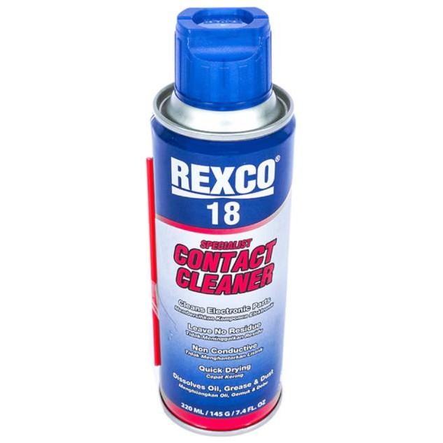 Pembersih Komponen Elektronik Contact Cleaner Rexco18 Rexco 18 220Ml