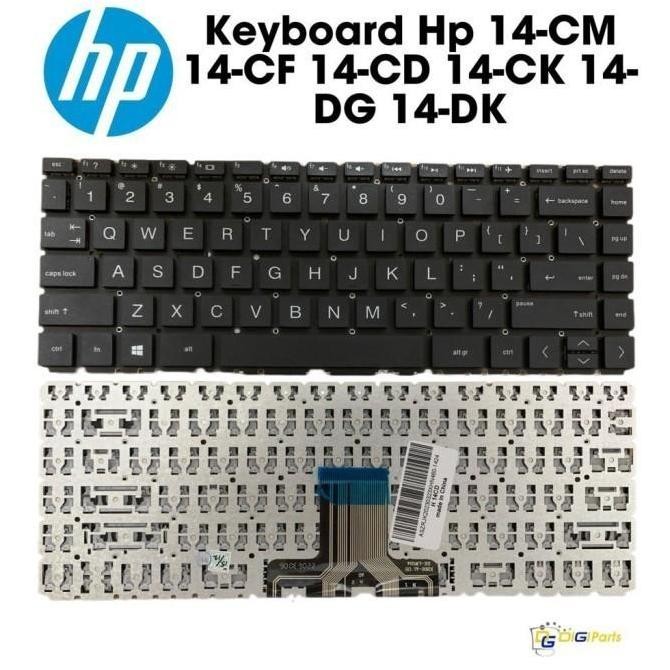 Keyboard Hp 14-Ck0012Tu 14-Ck0013Tu 14-Ck0016Tu 14-Ck0018Tx 14-Ck0132T New Stok
