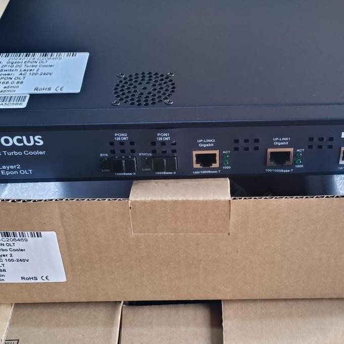 Olt Hioso 2 Port Epon Lengkap New Stok