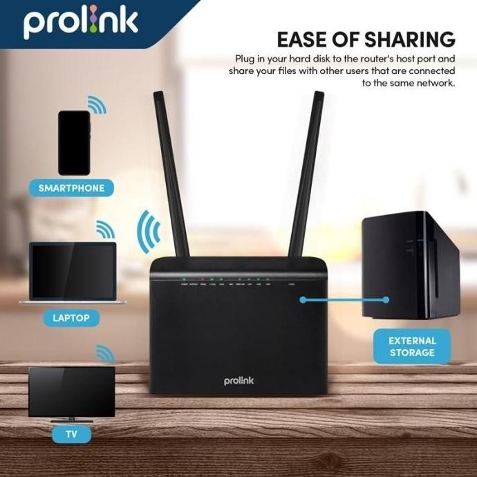Prolink Sim 4G Lte Unlock Wifi Router Dual Band Dl7303 [105128] New Stok