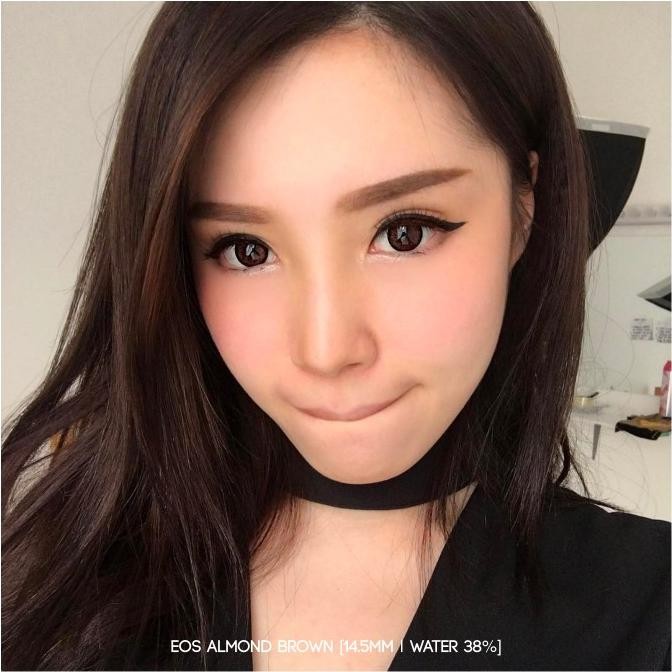 

softlens eos almond brown | eos [mikhayloveshop] termurah