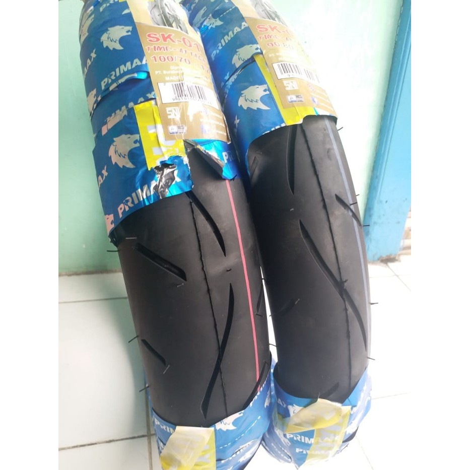 Ban Luar Sepasang "Primax" Sk-01 90/80 + 100/70 Ring 17 #Gratisongkir #Sale #Discount