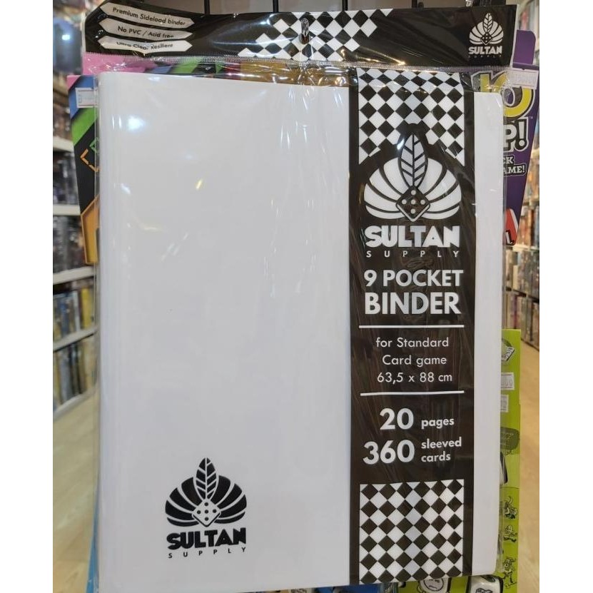 

Sultan Supply Card Album 9 Pocket Binder White