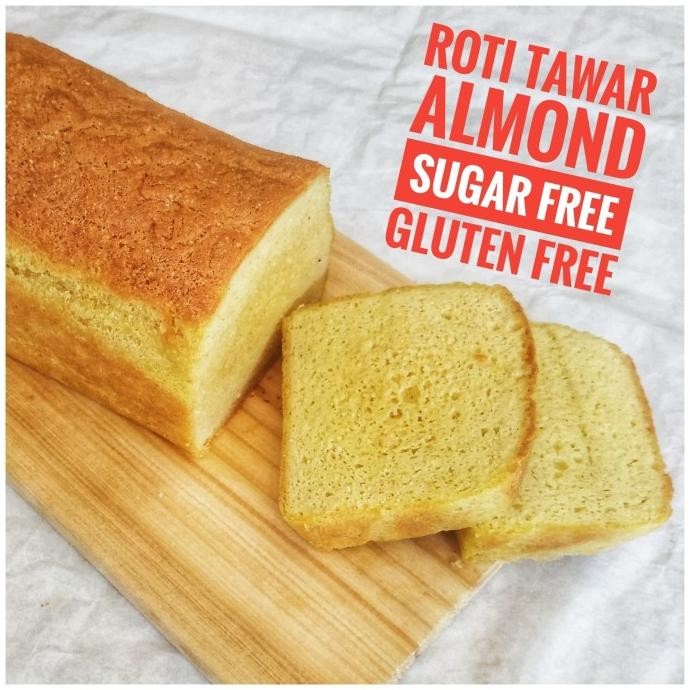 

keto / debm / diabetic roti tawar almond sugar free gluten free termurah