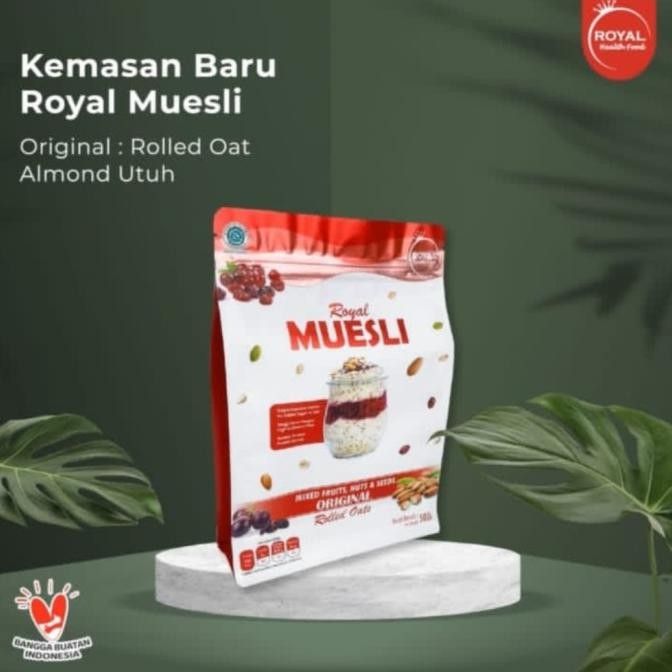 

royal muesli 500 gr with almond whole termurah