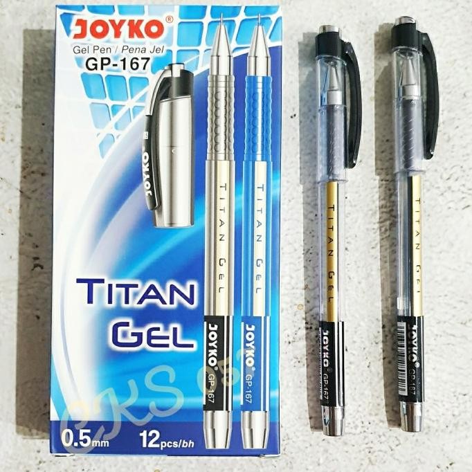

Produk Baru!! Pen / Pulpen Titan Gel Joyko GP-167 0.5mm