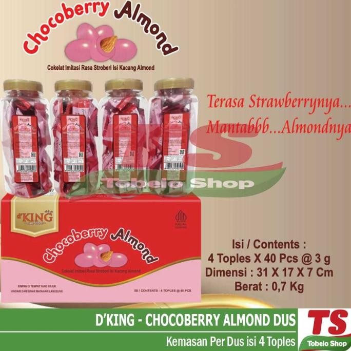 

d'king chocoberry almond (dus) / chocoberry almond / bonibol almond termurah