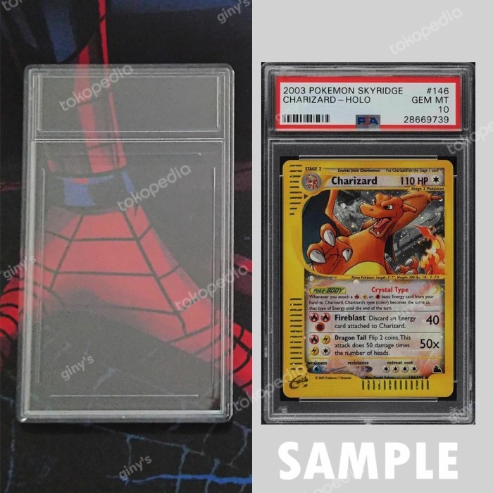 PSA Card Case / Casing / Holder / Display PSA Kartu Pokemon / MTG