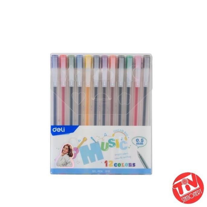 

Produk Baru!! [AGNEZ MO] Deli Color Gel Pen / Pulpen Gel 12 Warna Penulisan Lancar