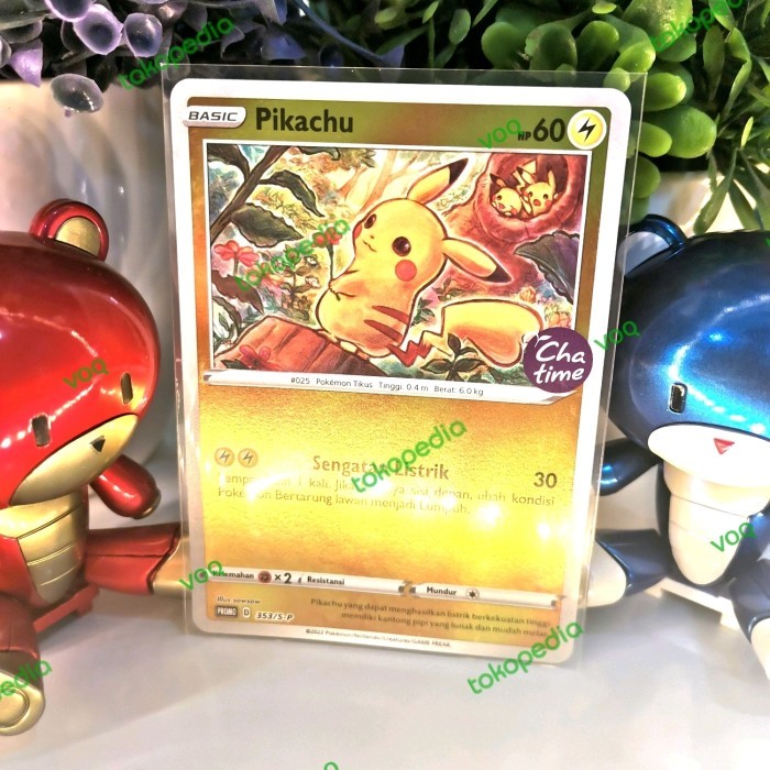 Pikachu Chatime kartu Tcg