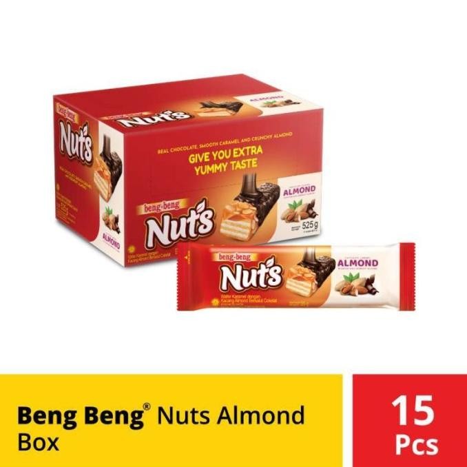 

beng beng wafer nuts isi kacang almond 35gr termurah