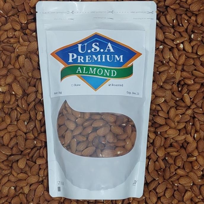 

roasted almond panggang 1kg termurah