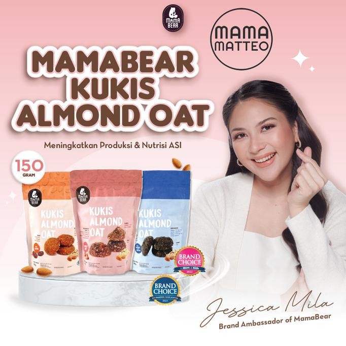 

mamabear cookies almond oat / kukis mama bear 150gr termurah