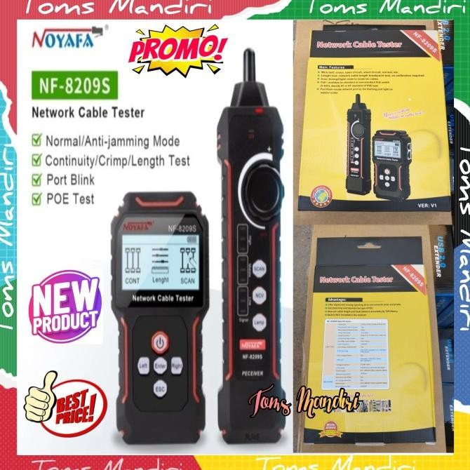 

NOYAFA NF-8209S LAN TESTER POE WIRE TRACKER DiSPLAY