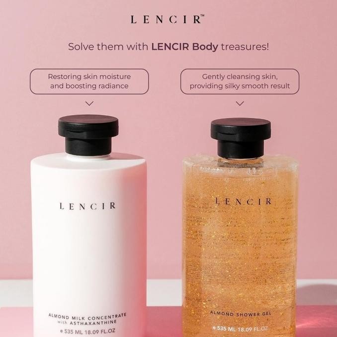 

lencir body - almond milk concentrate with asthaxanthine body lotion termurah