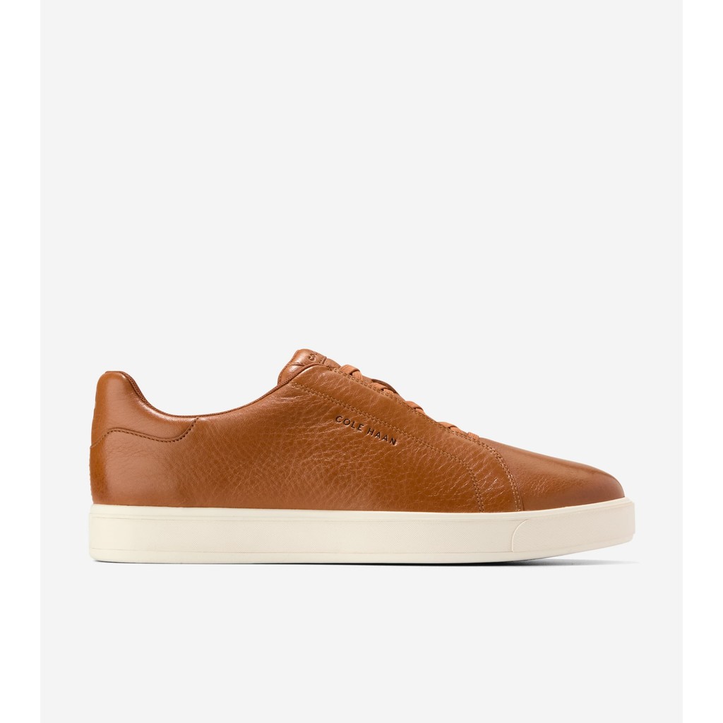 Cole Haan Men Grandpro Luxe Slip-On Sneakers - Sepatu Pria (Brown)