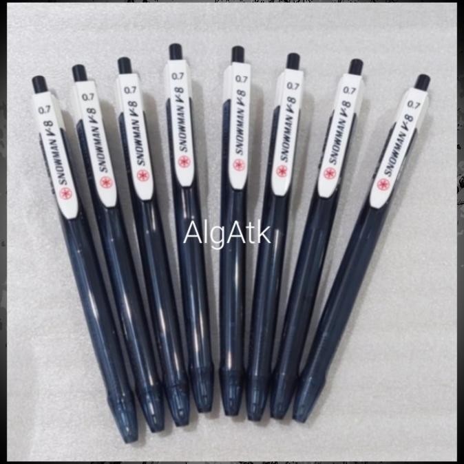 

Produk Baru!! 12 pcs pulpen snowman V8 0.7mm